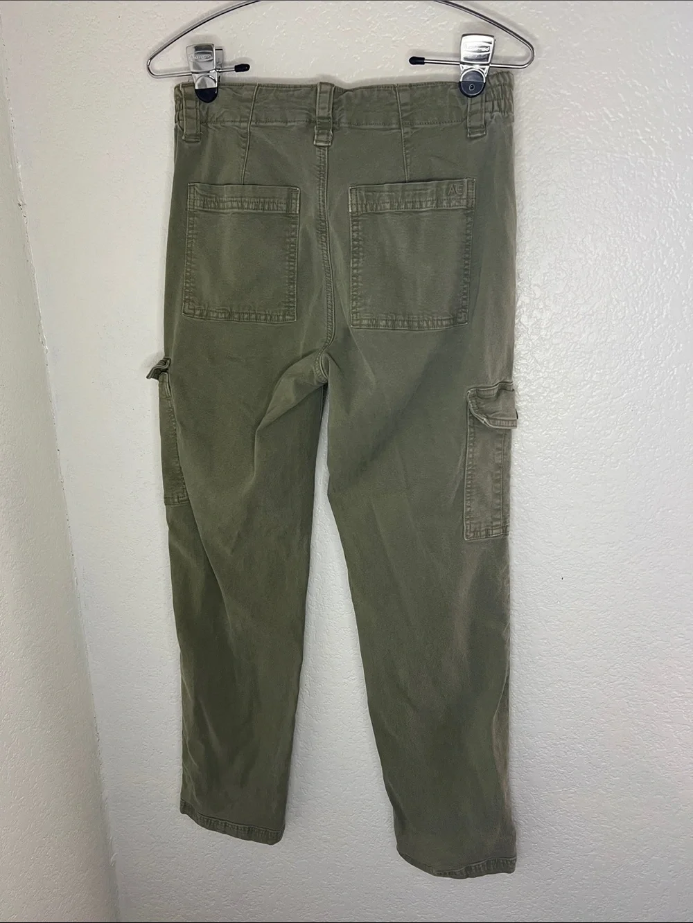 American Eagle Olive green Cargo Women’s Jeans Casual High-Rise Utility Pants 2